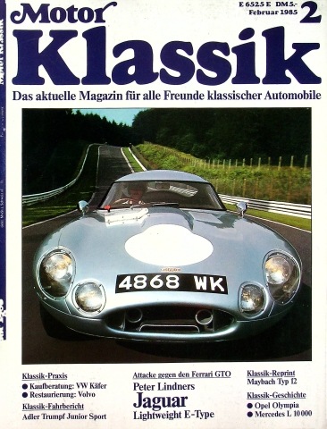 Motor Klassik 02/1985 Motor Klassik 02/1985